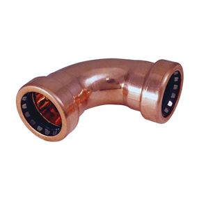 EPC 907 Series 10170790 Pipe Elbow, 1/2 in, 90 deg Angle, Copper, 200 psi Pressure