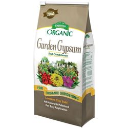 Espoma GG6 Organic Garden Gypsum, Granular, 6 lb, Bag 6 Pack 