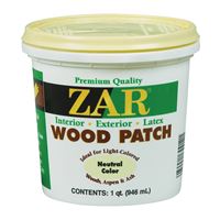 ZAR 30912 Wood Patch, Paste, Amine, 1 qt Tub 