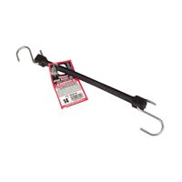 Keeper 06214 Strap, 3/4 in W, 14 in L, EPDM Rubber, Black, S-Hook End, Pack of 10 