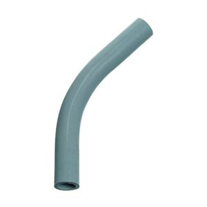 Carlon UA7AHR-CTN Conduit Elbow, 45 deg Angle, 1-1/2 in Plain End, PVC, Gray