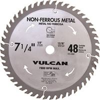 Vulcan 410761OR Circular Saw Blade, 7-1/4 in Dia, 5/8 and 13/16 Diamond in Arbor 