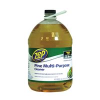 Zep ZUMPP128 Disinfectant Pine Cleaner, 1 gal, Liquid, Pine, Amber 