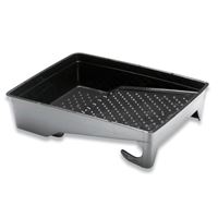 WOOSTER R404-11 Paint Tray, 14-1/2 in L, 11 in W, 2 qt Capacity, Polypropylene, Black 12 Pack 
