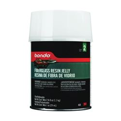 Bondo 432 Fiberglass Resin Jelly, 1 qt Can, Solid, Pungent Organic 