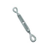 National Hardware 3270BC Series N177-402 Turnbuckle, 1800 lb Working Load, 1/2 in Thread, Eye, Eye, 6 in L Take-Up 