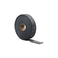M-D 03335 Weatherstrip, 5/8 in W, 3/16 in Thick, 17 ft L, Felt Cloth, Gray 