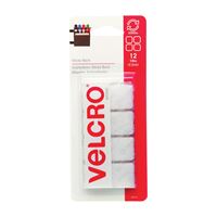 Velcro Companies 90073 Wht Velcro Square 7/8in 