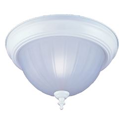 Boston Harbor F52WH01-8031-3L Ceiling Light Fixture, 0.5 A, 120 V, 60 W, 1-Lamp, A19 or CFL Lamp, Metal Fixture 
