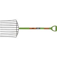 AMES 2827000 Ensilage Fork, Wood Handle, D-Shaped Handle, 30 in L Handle 