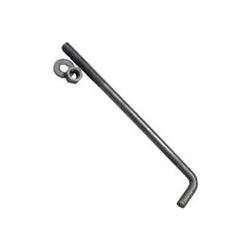 ProFIT AG5812 Anchor Bolt, 12 in L, Steel, Galvanized 25 Pack 
