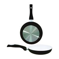 Euro-Ware EuroHome 8128-BK Fry Pan, 11 in Dia, Aluminum Pan, Black Pan, Ceramic Pan, Heat-Resistant Handle 