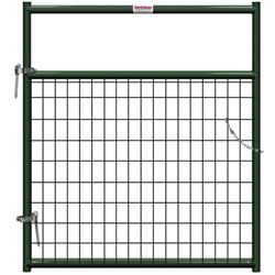 Behlen Country 40132042 Wire-Filled Gate, 48 in W Gate, 50 in H Gate, 6 ga Mesh Wire, 2 x 4 in Mesh, Green 