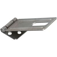 National Hardware V30 Series N102-764 Safety Hasp, 4-1/2 in L, 1-1/2 in W, Galvanized Steel, 0.44 in Dia Shackle 