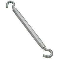 National Hardware 2174BC Series N222-034 Turnbuckle, 215 lb Working Load, 3/8-16 in Thread, Hook, Hook, 16 in L Take-Up 