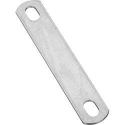 National Hardware 2191BC Series N222-349 U-Bolt Plate, 5.38 in L, 1.02 in W, 0.44 in Bolt Hole, Steel, Zinc 