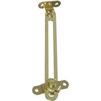 National Hardware N208-637 Friction Lid Support, Steel, Brass, 6 in L 