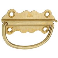 National Hardware V1864 Series N213-421 Chest Handle, 3.42 in L, Steel, Brass 