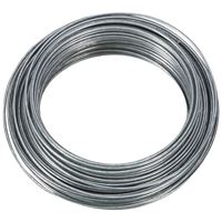 National Hardware V2568 Series N264-770 Wire, 0.041 in Dia, 50 ft L, 19 Gauge, 40 lb Working Load, Galvanized Steel 