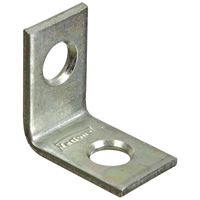 National Hardware 115BC Series N275-669 Corner Brace, 3/4 in L, 1/2 in W, Steel, Zinc, 0.07 Thick Material 