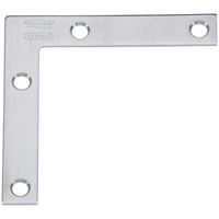 National Hardware V417 Series N348-334 Corner Brace, 3 in L, 1/2 in W, 3 in H, Stainless Steel 