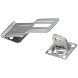 National Hardware V39 Series N348-854 Safety Hasp, 4-1/2 in L, Stainless Steel, Swivel Staple 