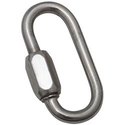 National Hardware 3167BC Series N262-477 Quick Link, 1/8 in Trade, 300 lb Working Load, Stainless Steel 