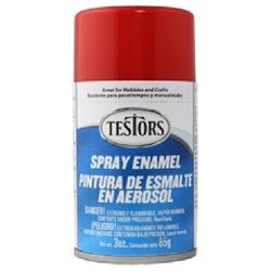Testors 1203T Craft Spray Paint, Gloss, Red, 3 oz 