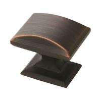 Amerock Candler Series BP29340ORB Cabinet Knob, 1-1/8 in Projection, Zinc, Oil-Rubbed Bronze 