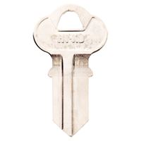 Hy-Ko 11010CG2 Key Blank, Brass, Nickel, For: Chicago CG2 Locks, Pack of 10 