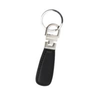 Hy-Ko 2GO Series KH483 Leatherette Key Ring, 1-1/8 in Ring, Pack of 5 