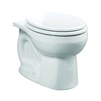 American Standard Colony Series 3251D.101.020 Flushometer Toilet Bowl, Round, 12 in Rough-In, Vitreous China, White 