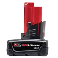 Milwaukee 48-11-2402 Rechargeable Battery Pack, 12 V Battery, 3 Ah, Includes: Sturdy Base 