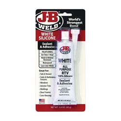 J-B Weld 31312 Silicone Adhesive Sealant, 3 oz, Gel 