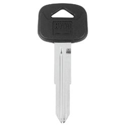 Hy-Ko 12005HY6 Key Blank, Brass, Nickel, For: Hyundai HY6 Vehicle Locks, Pack of 5 