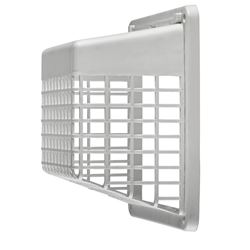 Lambro 1491WG Vent Guard, Universal, Plastic, White, For: 3 in, 4 in Hoods, Louvered Vents 