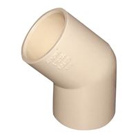 NIBCO T00090D Pipe Elbow, 3/4 in, 45 deg Angle, CPVC, 40 Schedule 