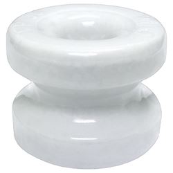 Zareba WP36/05820-96 Large Corner Insulator with Washer, Polywire, Ceramic, White 