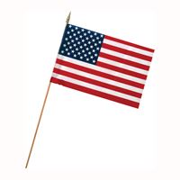 Valley Forge USE12D USA Stick Flag Display, Polycotton, Pack of 48 