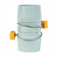 Camco Easy Slip 39163 Hose Coupler, 3 in ID, 80 psi Pressure, Plastic, Pack of 2 