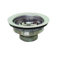 Plumb Pak PP20208 Basket Strainer, Stainless Steel, Chrome, For: 3-1/2 in Dia Opening Kitchen Sink 