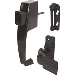 Prime-Line K 5071 Pushbutton Latch, Zinc, 1 to 1-1/4 in Thick Door 