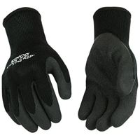 Warm Grip 1790-XL Protective Gloves, Mens, XL, 11 in L, Wing Thumb, Knit Wrist Cuff, Acrylic, Black 