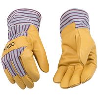 Heatkeep 1927-M Protective Gloves, Mens, M, Wing Thumb, Palamino 