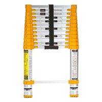 Xtend+Climb Home Series 770P Telescoping Ladder, 16-1/2 ft Max Reach H, 13-Step, 250 lb, 1-1/2 in D Step, Aluminum 