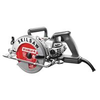 Skilsaw SPT77W-01 Worm Drive Saw, 15 A, 7-1/4 in Dia Blade, 0.812 in Arbor, 2-13/32 in D Cutting, 51 deg Bevel 