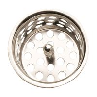 Plumb Pak PP820-30 Basket Strainer with Post, 1-1/2 in Dia, Chrome, For: Sink 