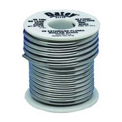 Oatey 21115 Acid Core Wire Solder, 1 lb, Solid, Silver, 360 to 460 deg F Melting Point 