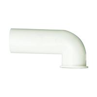 Plumb Pak PP855-78 Disposal Drain Elbow, Plastic, White, For: InSinkErator Disposals 