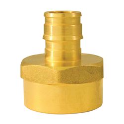 Apollo Valves ExpansionPEX Series EPXFA1234 Reducing Pipe Adapter, 1/2 x 3/4 in, Barb x FNPT, Brass, 200 psi Pressure 